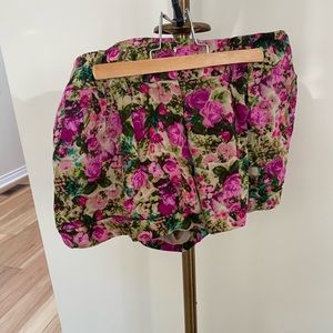 Floral shorts